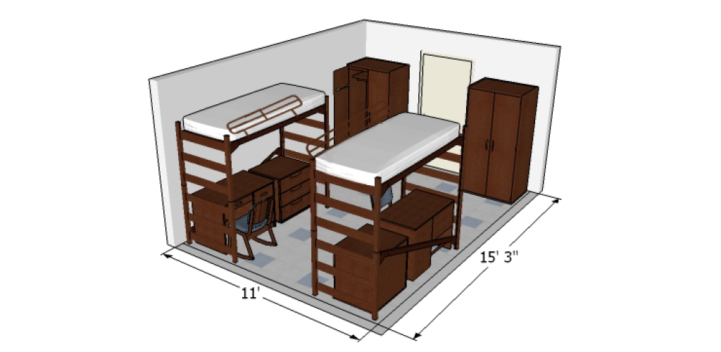 Harrison 2 Bedroom Room Detail