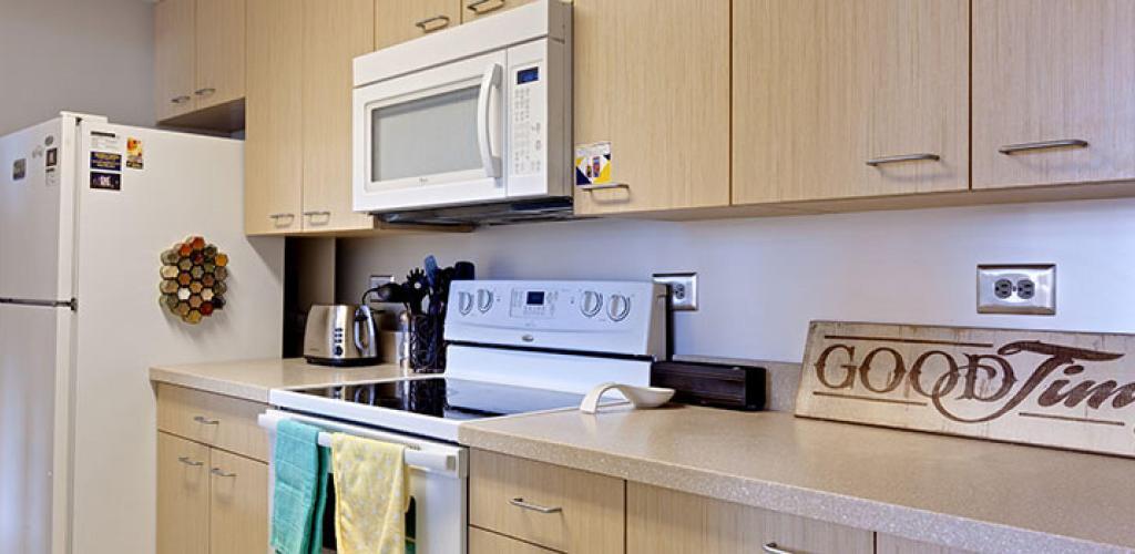 Center Street North interior kitchen