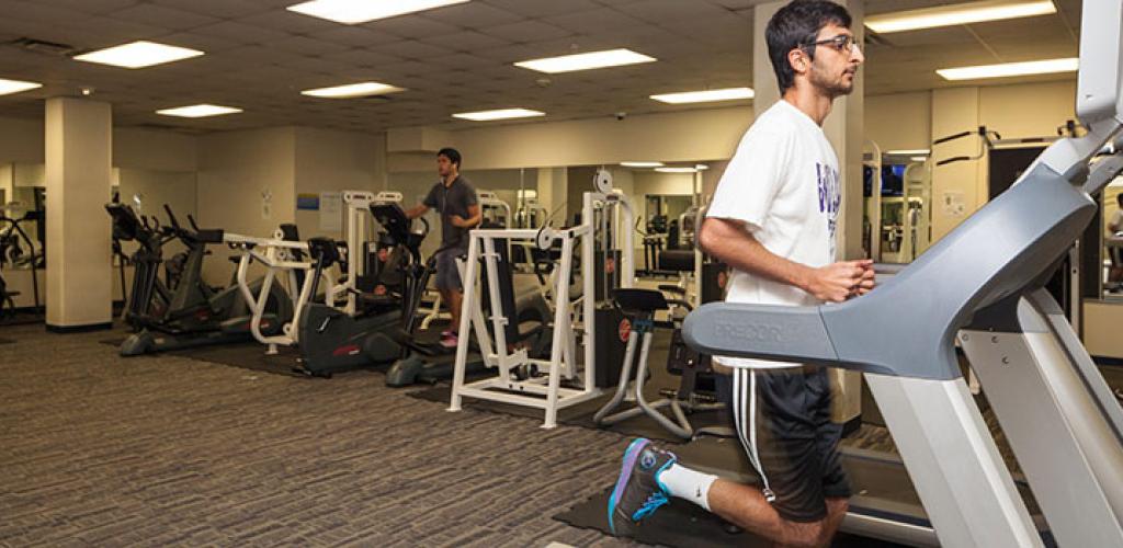 North Avenue Apartment Workout Area